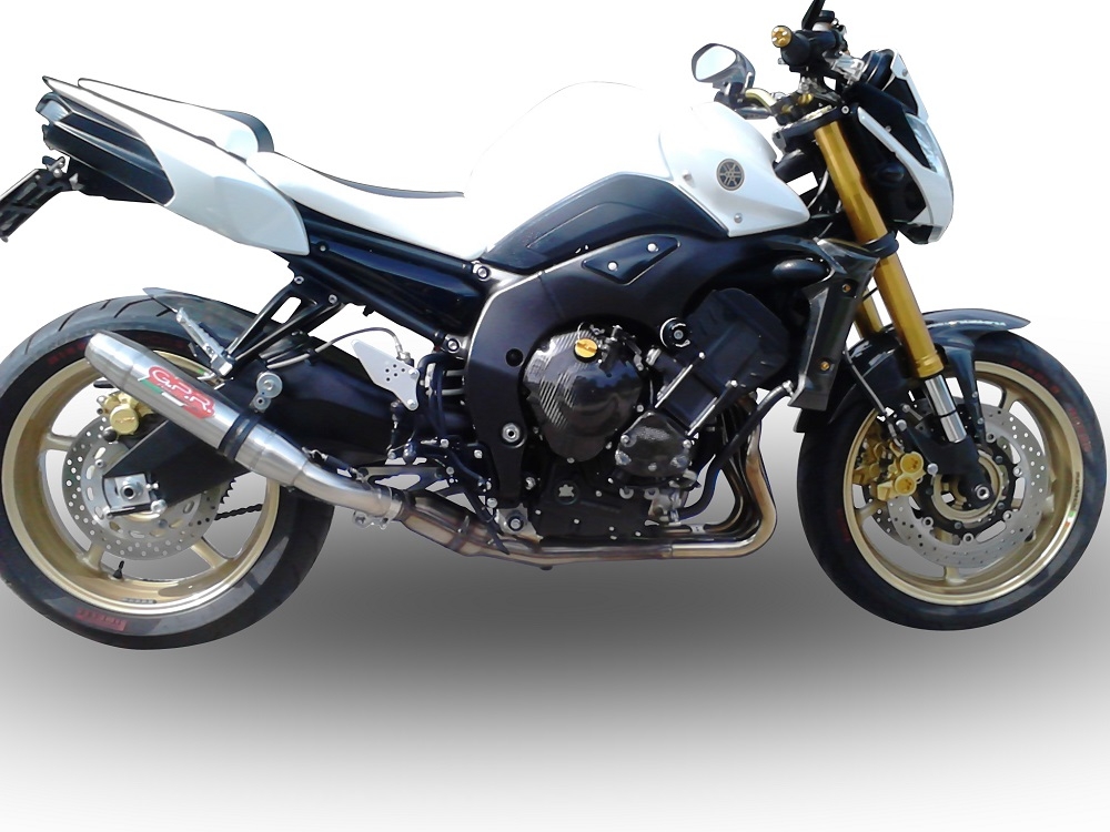 Escape compatível com Yamaha Fz 8 2010-2016, Deeptone Inox, Escape legal, homologado, silenciador com db killer removível e tubo de ligação específico 