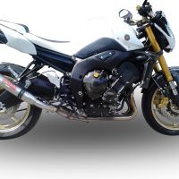 Escape compatível com Yamaha Fz 8 2010-2016, Deeptone Inox, Escape legal, homologado, silenciador com db killer removível e tubo de ligação específico 