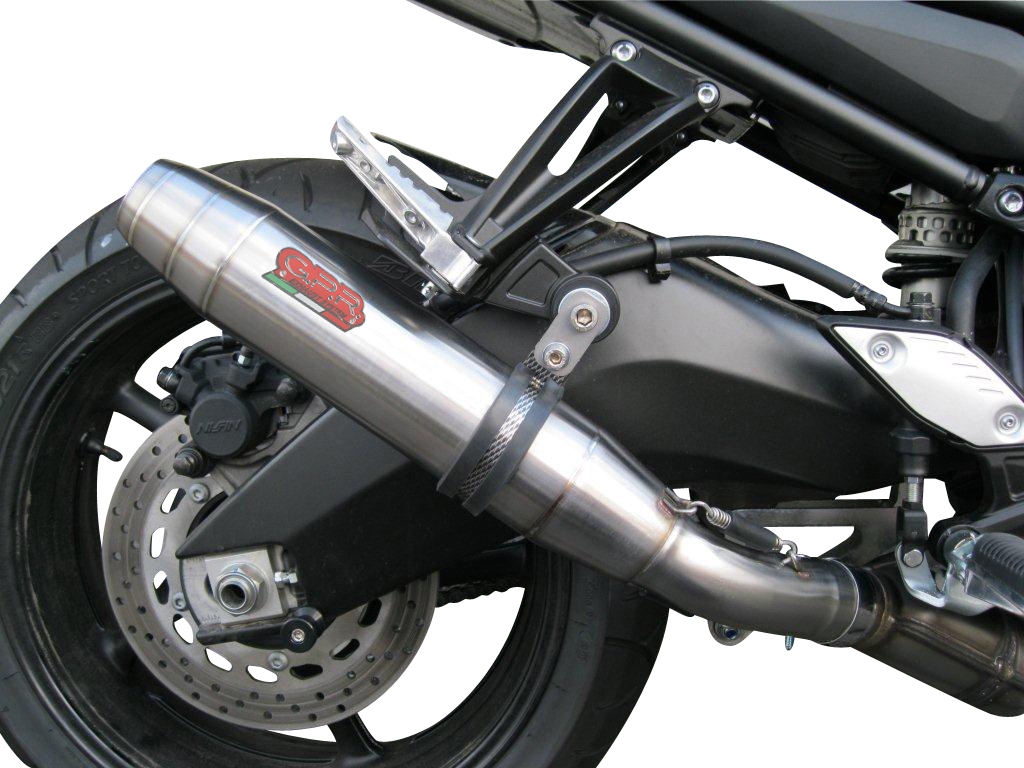 Escape compatível com Yamaha Fz 8 2010-2016, Deeptone Inox, Escape legal, homologado, silenciador com db killer removível e tubo de ligação específico 