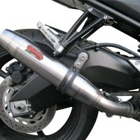 Escape compatível com Yamaha Fz 8 2010-2016, Deeptone Inox, Escape legal, homologado, silenciador com db killer removível e tubo de ligação específico 