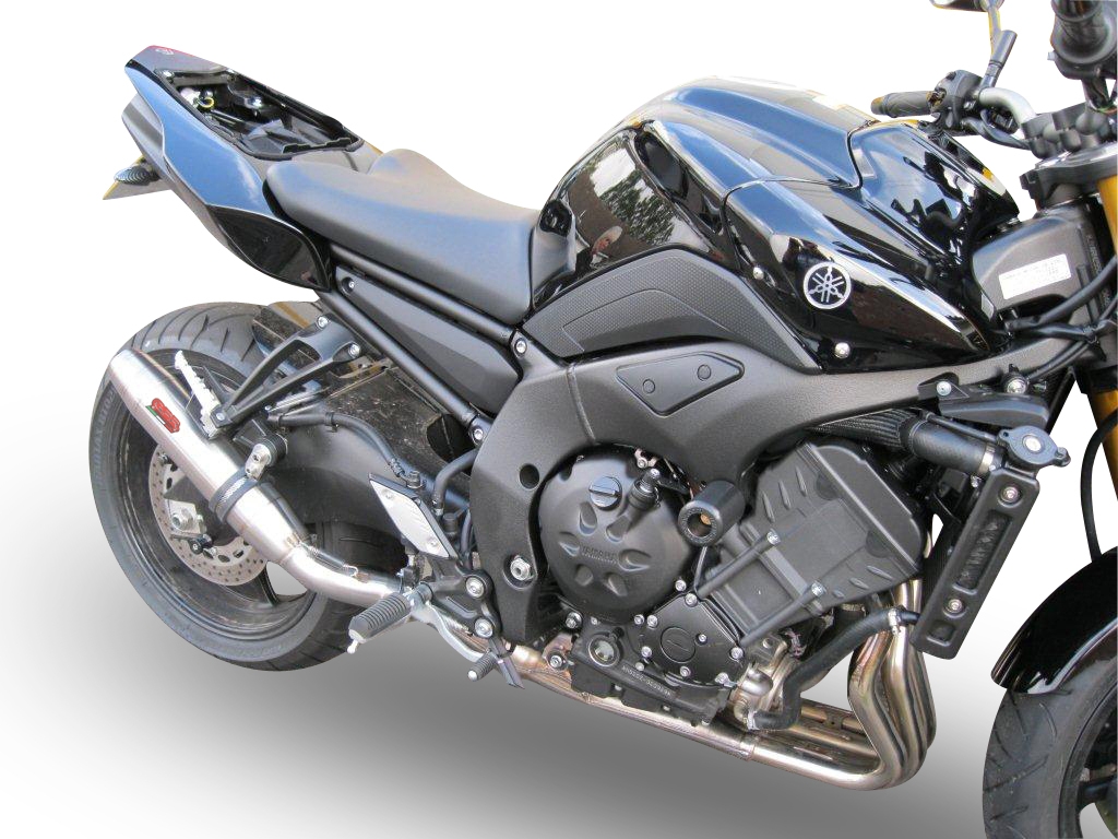 Escape compatível com Yamaha Fz 8 2010-2016, Deeptone Inox, Escape legal, homologado, silenciador com db killer removível e tubo de ligação específico 