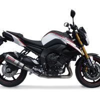GPR escape compatível com  Yamaha Fz 8  2010-2016, New Grand Prix Evo Titanium, Escape legal, homologado, silenciador com db killer removível e tubo de ligação específico 