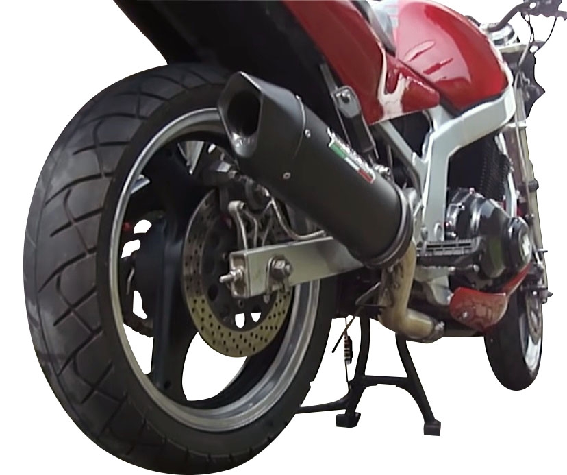 Escape compatível com Suzuki Gs 500 E - F 1989-2007, Furore Nero, Escape legal, homologado, silenciador com db killer removível e tubo de ligação específico 