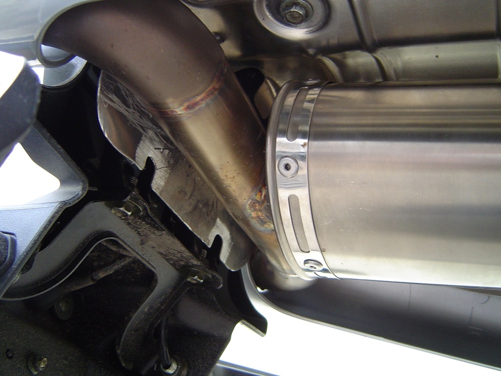 Escape compatível com Suzuki Gsr 600 2006-2011, Alluminio Ghost, Escape legal, homologado, silenciador com db killer removível e tubo de ligação específico 