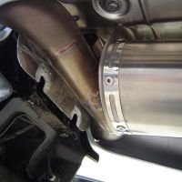 Escape compatível com Suzuki Gsr 600 2006-2011, Alluminio Ghost, Escape legal, homologado, silenciador com db killer removível e tubo de ligação específico 
