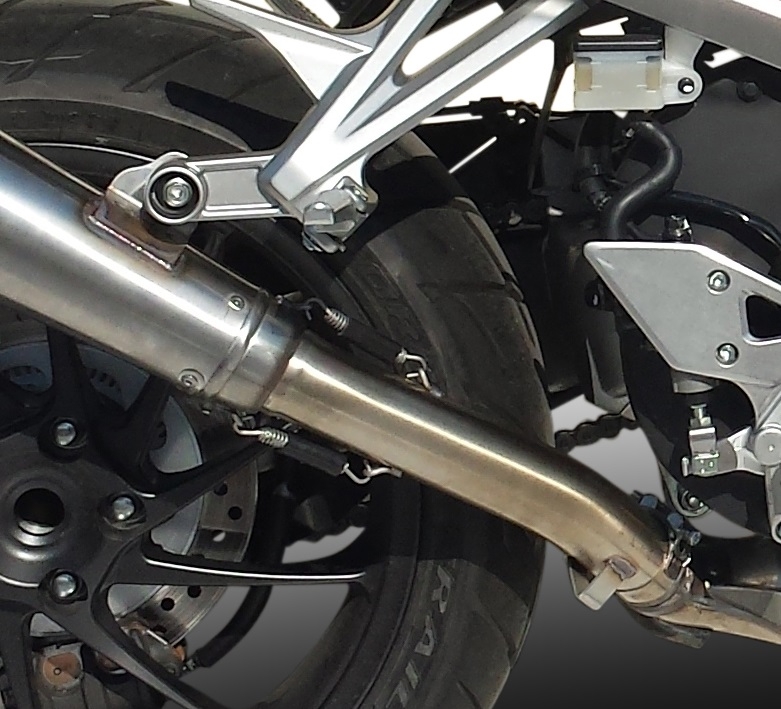 Escape compatível com Honda Crossrunner 800 Vfr 800 X 2015-2016, Powercone Evo, Escape legal, homologado, silenciador com db killer removível e tubo de ligação específico 