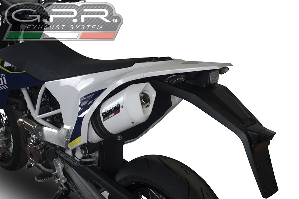 Escape compatível com Husqvarna Enduro 701 USA Market only 2021-2024, Albus Evo4, Escape homologado, legal para mercados NÃO europeus, incluindo tubo de ligação e db killer removível 