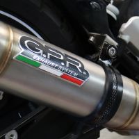 Escape compatível com Husqvarna Svartpilen 401 2021-2023, Deeptone Inox, Escape legal, homologado, silenciador com db killer removível e tubo de ligação específico 
