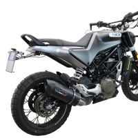 Escape compatível com Husqvarna Svartpilen 401 2020-2020, Furore Evo4 Nero, Escape legal, homologado, silenciador com db killer removível e tubo de ligação específico 