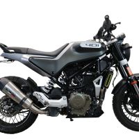 GPR escape compatível com  Husqvarna Vitpilen 401 2020-2020, New Grand Prix Evo Titanium, Escape legal, homologado, silenciador com db killer removível e tubo de ligação específico 