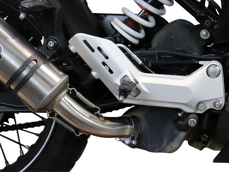 Escape compatível com Husqvarna Vitpilen 401 2021-2023, Albus Evo4, Escape legal, homologado, silenciador com db killer removível e tubo de ligação específico 