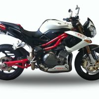Escape compatível com Benelli Tnt 1130 2008-2016, Tiburon Poppy, Escape legal, homologado, silenciador com db killer removível e tubo de ligação específico 
