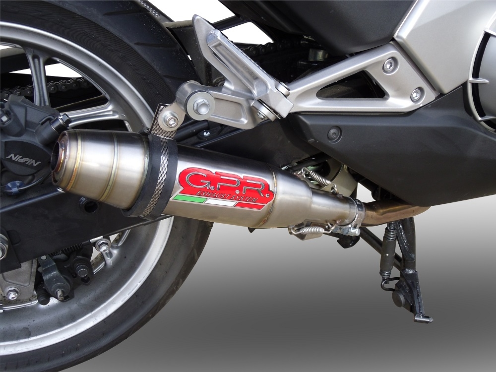 Escape compatível com Honda Integra 750 2014-2015, Deeptone Inox, Escape legal, homologado, silenciador com db killer removível e tubo de ligação específico 