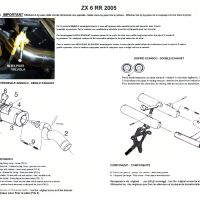 Escape compatível com Kawasaki Zx-6R 2005-2006, Deeptone Inox, Escape legal, homologado, silenciador com db killer removível e tubo de ligação específico 