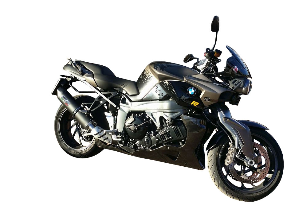 GPR escape compatível com  Bmw K 1300 S -R  2009-2014, Furore Poppy, Escape legal, homologado, silenciador com catalisador, db killer removível e tubo de ligação específico 