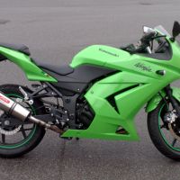 GPR escape compatível com  Kawasaki Z250  2013-2016, New Grand Prix Evo Titanium, Sistema racing Silencioso com tubo de ligação 