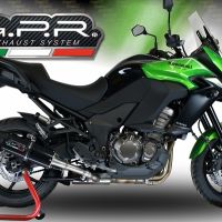 Escape compatível com Kawasaki Versys 1000 I.E. 2015-2016, Furore Nero, Escape legal, homologado, silenciador com db killer removível e tubo de ligação específico 