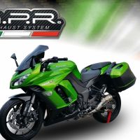 Escape compatível com Kawasaki Z 1000 Sx 2011-2016, Powercone Evo, Par de silenciosos de escape homologadas, com db killer removível e tubos de ligação específicos 