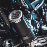 Escape compatível com Kawasaki Z 900 E 2017-2020, M3 Black Titanium, Escape legal, homologado, silenciador com db killer removível e tubo de ligação específico 