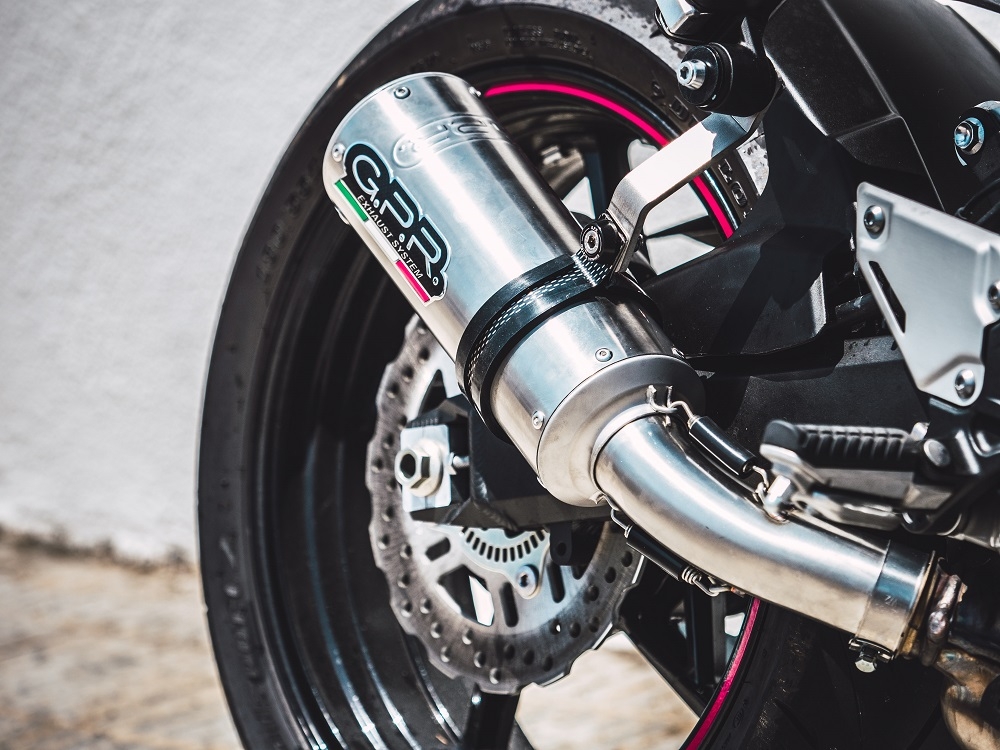 Escape compatível com Kawasaki Z 900 2017-2024, M3 Inox , Escape legal, homologado, silenciador com db killer removível e tubo de ligação específico 