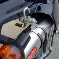Escape compatível com Kawasaki Klr 600 1985-2004, Furore Poppy, Escape legal, homologado, silenciador com db killer removível e tubo de ligação específico 