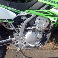 Escape compatível com Kawasaki KLX 250 R 1994-2007, Satinox , Escape legal, homologado, silenciador com db killer removível e tubo de ligação específico 