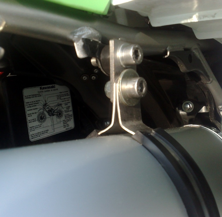 Escape compatível com Kawasaki KLX 250 SF 2009-2012, Satinox , Escape legal, homologado, silenciador com db killer removível e tubo de ligação específico 