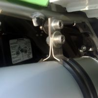 Escape compatível com Kawasaki KLX 250 SF 2009-2012, Satinox , Escape legal, homologado, silenciador com db killer removível e tubo de ligação específico 