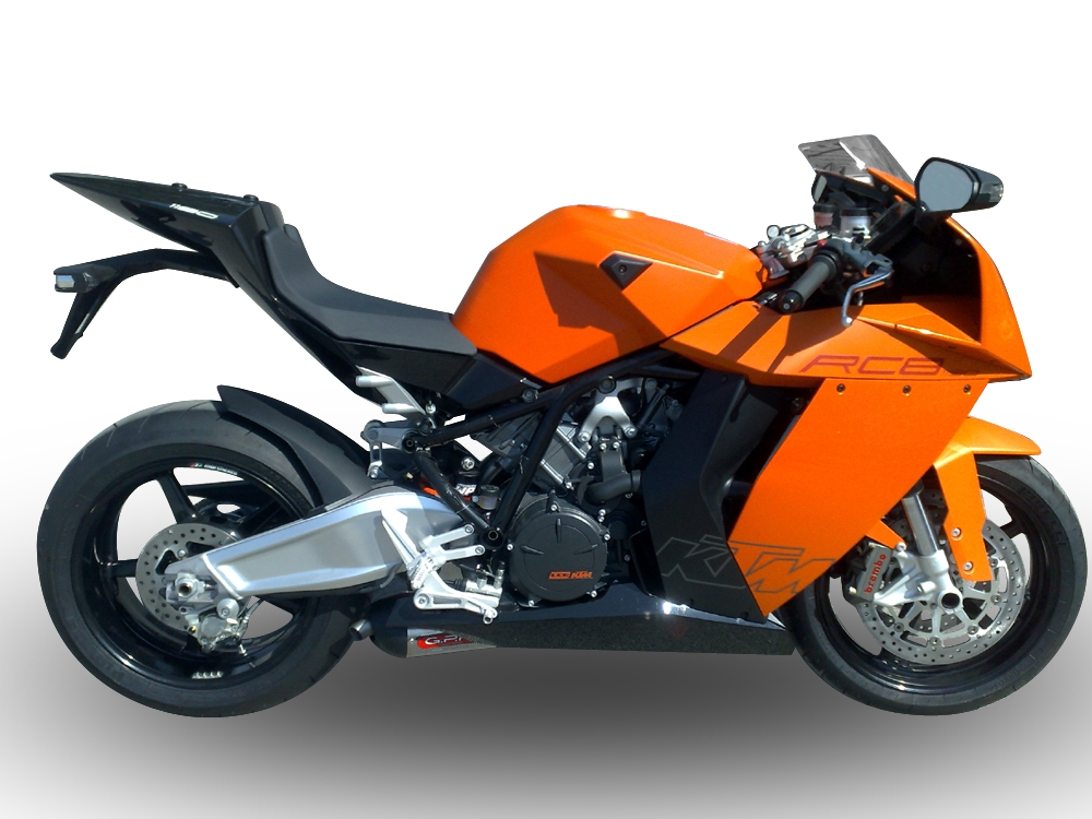 GPR escape compatível com  Ktm Rc 8 R 2008-2014, New Grand Prix Evo Titanium, Escape Racing, linha completa, fornecido com coletor específico, artigo sem homologação 