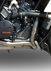 GPR escape compatível com  Ktm Rc 8 R 2008-2014, New Grand Prix Evo Black Titanium, Sistema homologado com catalisador linha completa, silencioso mais coletor 