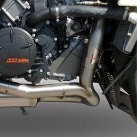 GPR escape compatível com  Ktm Rc 8 R 2008-2014, New Grand Prix Evo Black Titanium, Sistema homologado com catalisador linha completa, silencioso mais coletor 
