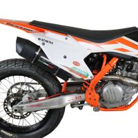 Escape compatível com Ktm SX-F 450 2016-2018, Furore Nero, Escape racing linha completa, silencioso mais coletor com dbkiller, não homologado 