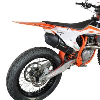 Escape compatível com Ktm SX-F 450 2016-2018, Furore Nero, Escape racing linha completa, silencioso mais coletor com dbkiller, não homologado 