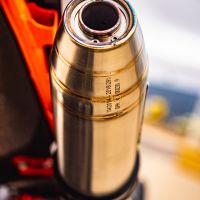 Escape compatível com Ktm Adventure 890 2025-2026, Deeptone Inox, Sistema racing Silencioso com tubo de ligação 