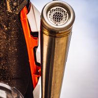 Escape compatível com Ktm Adventure 890 2021-2024, Powercone Evo, Escape legal, homologado, silenciador com db killer removível e tubo de ligação específico 