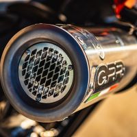 Escape compatível com Husqvarna Norden 901 2022-2024, M3 Inox , Escape legal, homologado, silenciador com db killer removível e tubo de ligação específico 