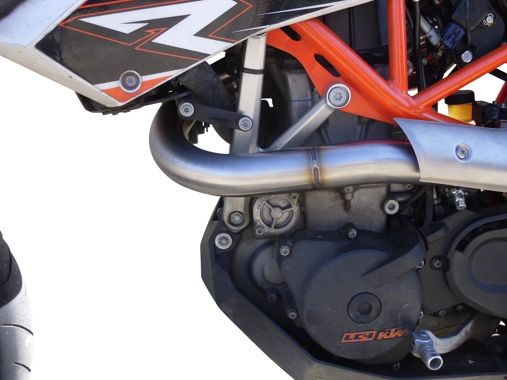 Escape compatível com Ktm Enduro 690 R 2007-2016, Albus Ceramic, Sistema homologado,legal, linha completa, incluindo db killer removível mais coletor 