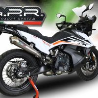 Escape compatível com Ktm Adventure 790 2025-2026, Powercone Evo, Escape legal, homologado, silenciador com db killer removível e tubo de ligação específico 