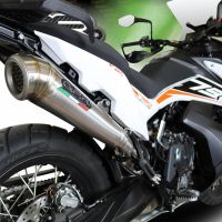 Escape compatível com Ktm Adventure 790 2025-2026, Powercone Evo, Escape legal, homologado, silenciador com db killer removível e tubo de ligação específico 