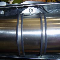 Escape compatível com Yamaha MT-01 2005-2011, Inox Tondo, Par de silenciosos de escape homologadas, com db killer removível e tubos de ligação específicos 