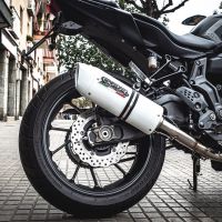 Escape compatível com Yamaha Mt-07 2014-2016, Albus Ceramic, Sistema homologado,legal, linha completa, incluindo db killer removível mais coletor 