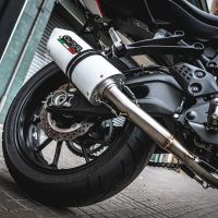Escape compatível com Yamaha Xsr 700 2017-2020, Albus Evo4, Escape completo, não legal para países da UE, com db killer removível 