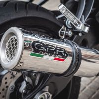 Escape compatível com Yamaha Mt-07 2017-2020, M3 Inox , Escape completo, não legal para países da UE, com db killer removível 