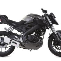 Escape compatível com Yamaha Mt 125 2017-2019, Albus Ceramic, Escape completo, não legal para países da UE, com db killer removível 