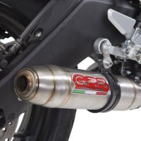 Escape compatível com Yamaha XSR 125 2021-2025, Deeptone Inox, Escape completo, não legal para países da UE, com db killer removível 