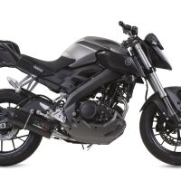 Escape compatível com Yamaha Mt 125 2017-2019, Furore Nero, Escape homologado, legal para mercados NÃO europeus, incluindo tubo de ligação e db killer removível 
