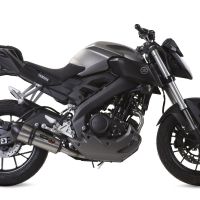 GPR escape compatível com  Yamaha Mt 125 2017-2019, New Grand Prix Evo Titanium, Escape completo, não legal para países da UE, com db killer removível 