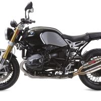 GPR escape compatível com  Bmw R Nine-T 1200 -Pure -Racer -Urban G-S 2017-2023, Deeptone Inox, Sistema homologado com catalisador linha completa, silencioso mais coletor 