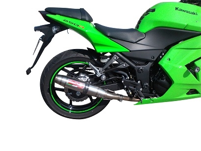 Escape compatível com Kawasaki Ninja 250 R 2007-2016, Deeptone Inox, Escape legal, homologado, silenciador com db killer removível e tubo de ligação específico 