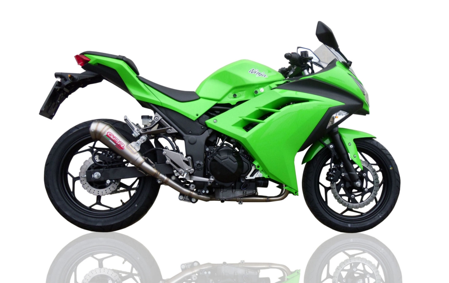 Escape compatível com Kawasaki Ninja 300 R 2012-2017, Powercone Evo, Escape legal, homologado, silenciador com db killer removível e tubo de ligação específico 